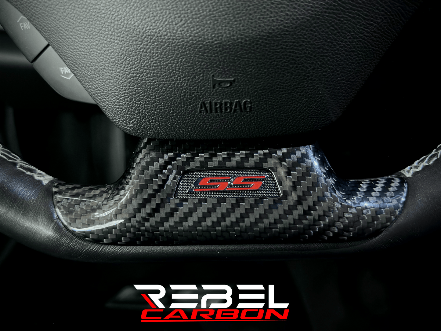 
                  
                    Carbon Fiber Lower Steering Wheel Cover | 2016–2023 Camaro
                  
                