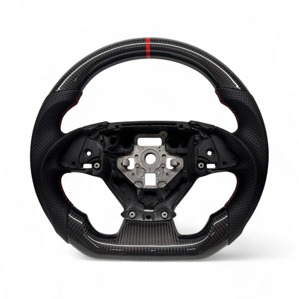 6th-Gen Camaro & C7 Corvette Premium Carbon Fiber Flat Bottom Steering Wheel