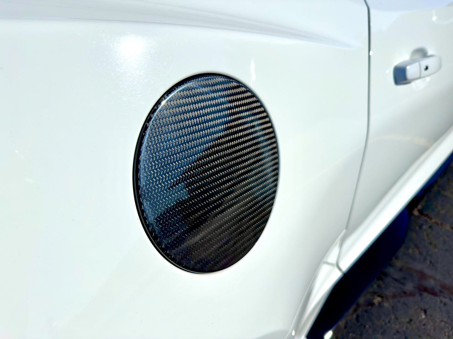 2016-2024 Camaro carbon fiber fuel door cover 