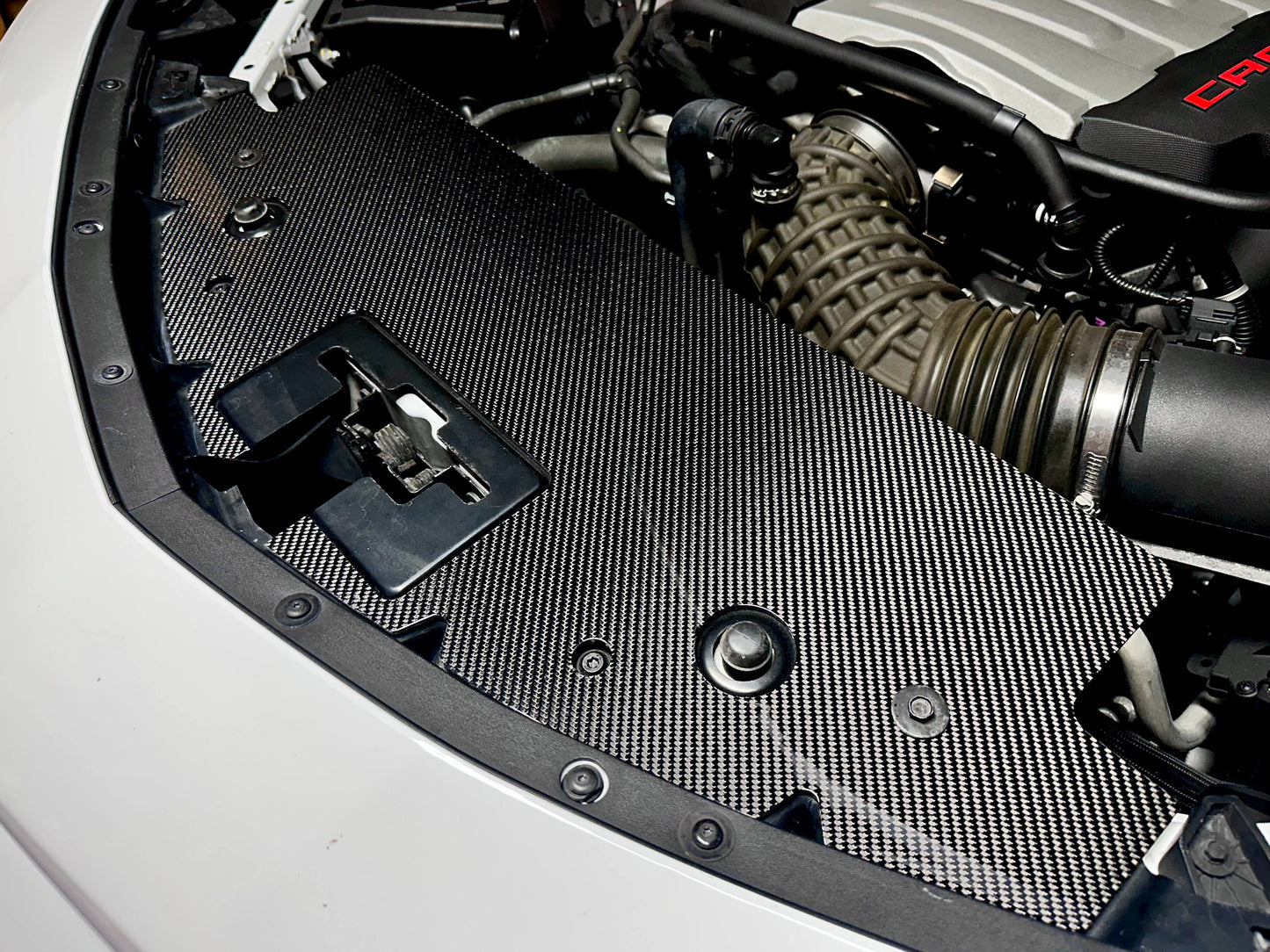 
                  
                    Carbon fiber radiator cover for 2016–2024 Camaro
                  
                