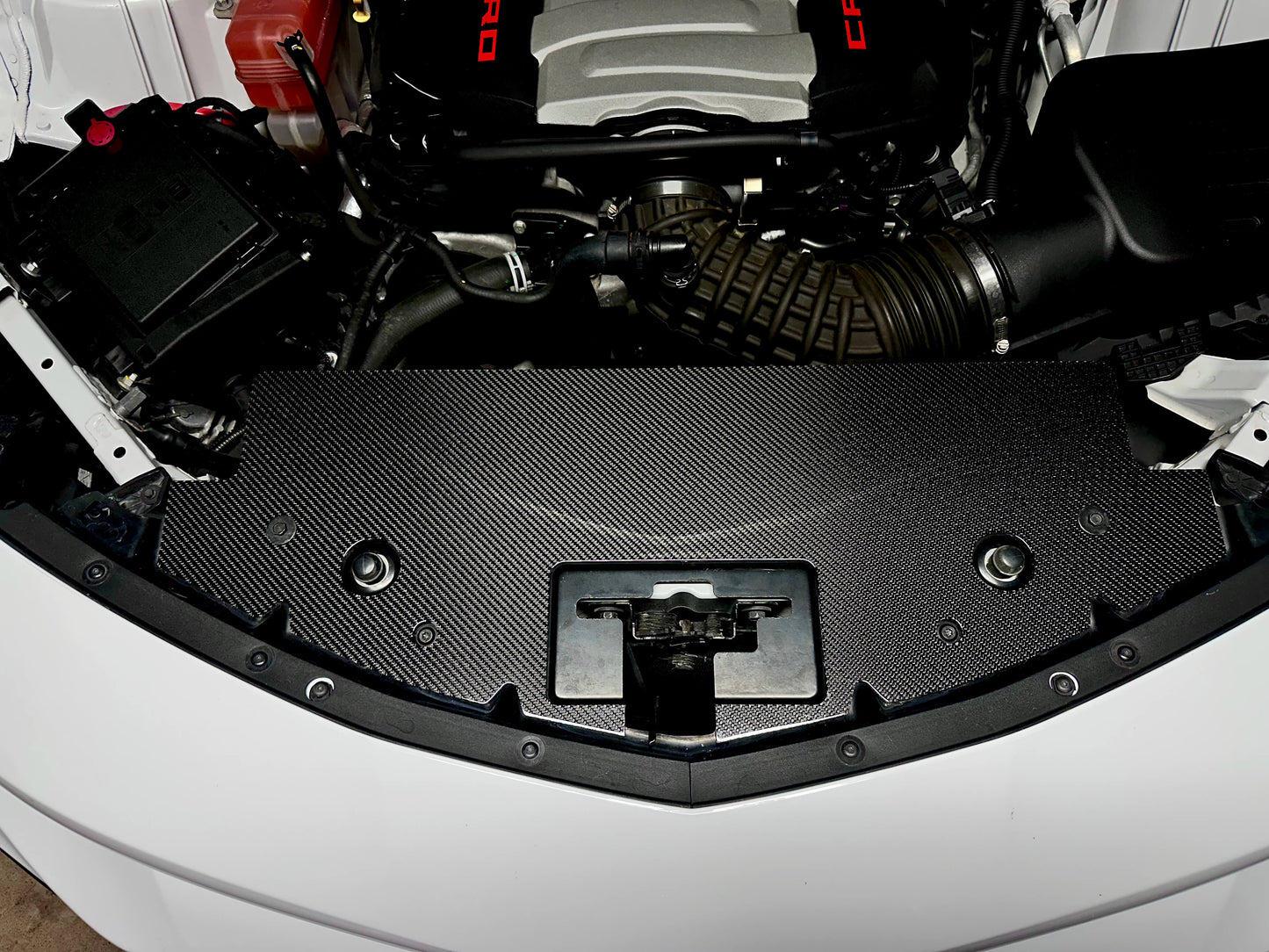 
                  
                    Carbon fiber radiator cover for 2016–2024 Camaro Engine Bay
                  
                