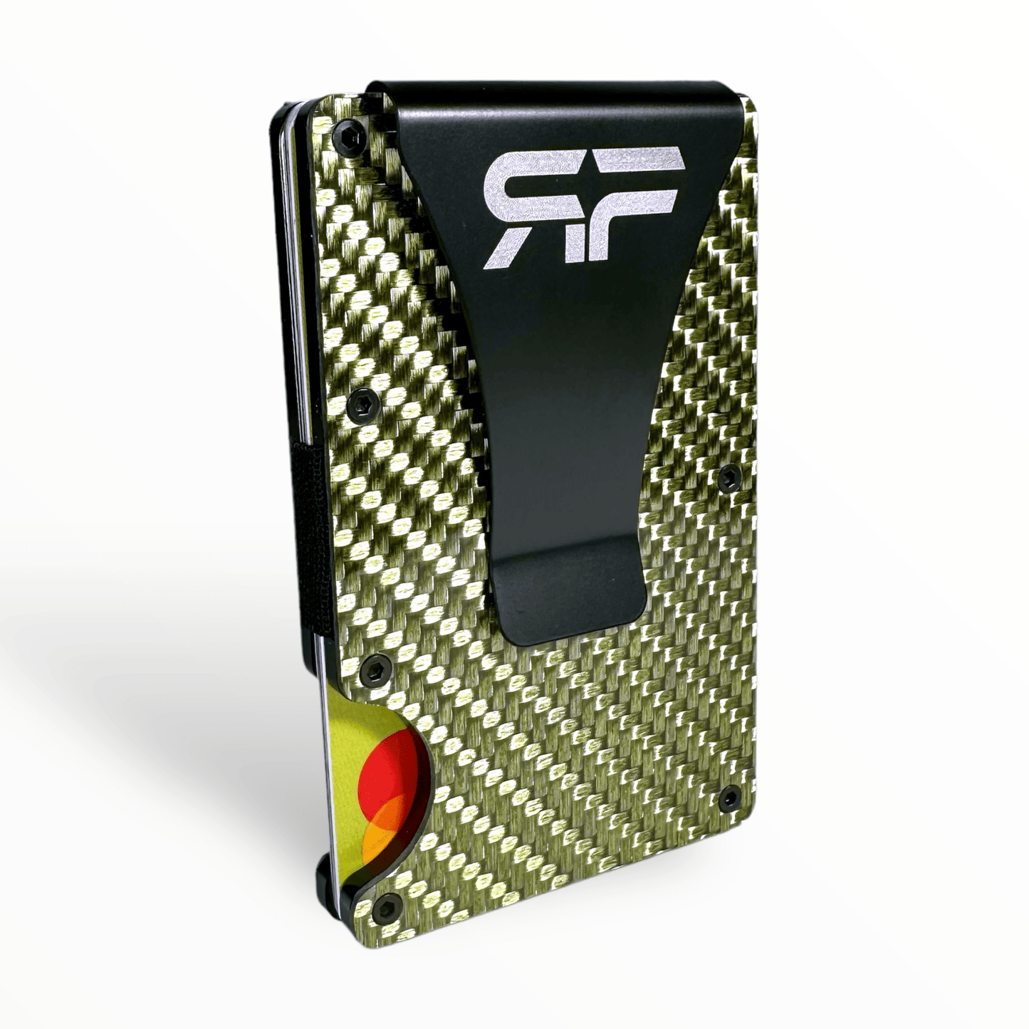 Carbon Fiber Wallet, Metal Money Clip Wallet, RFID Blocking