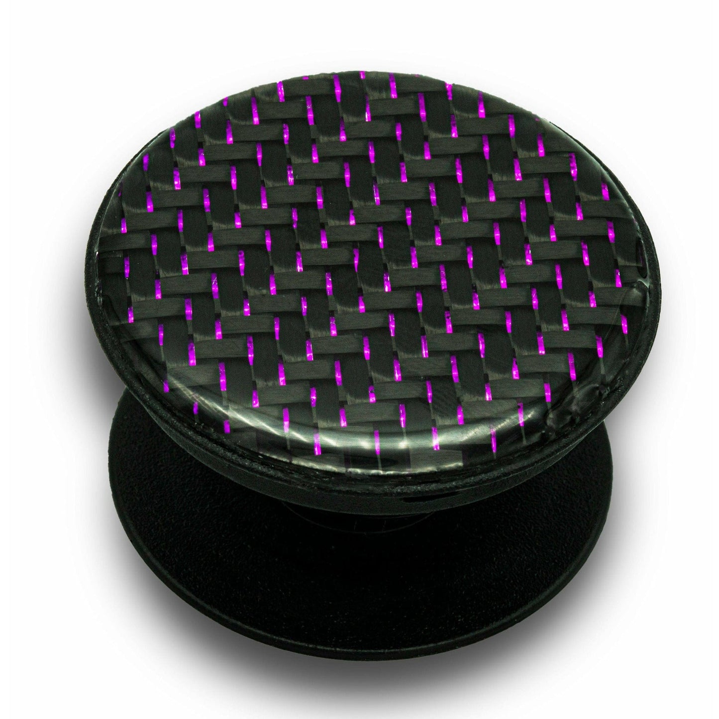Purple Reflective Carbon Fiber Phone Grip