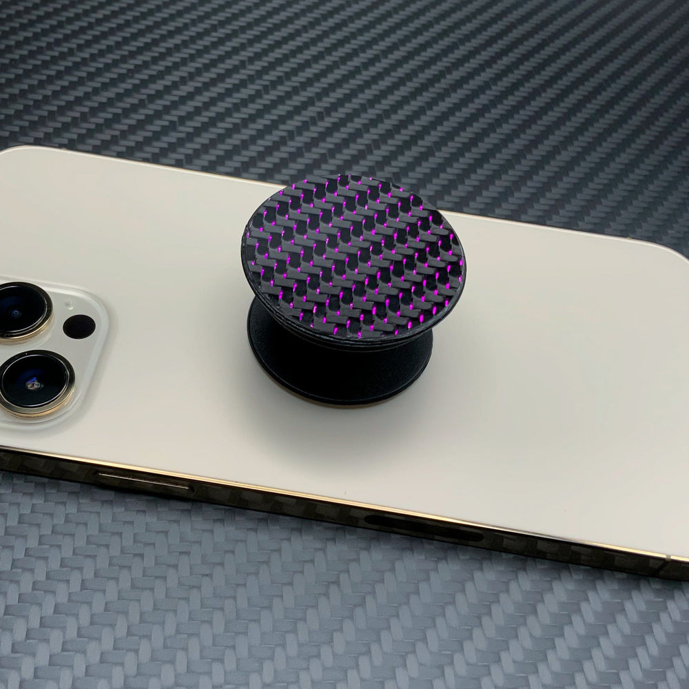 
                  
                    Purple Reflective Carbon Fiber Phone Grip
                  
                