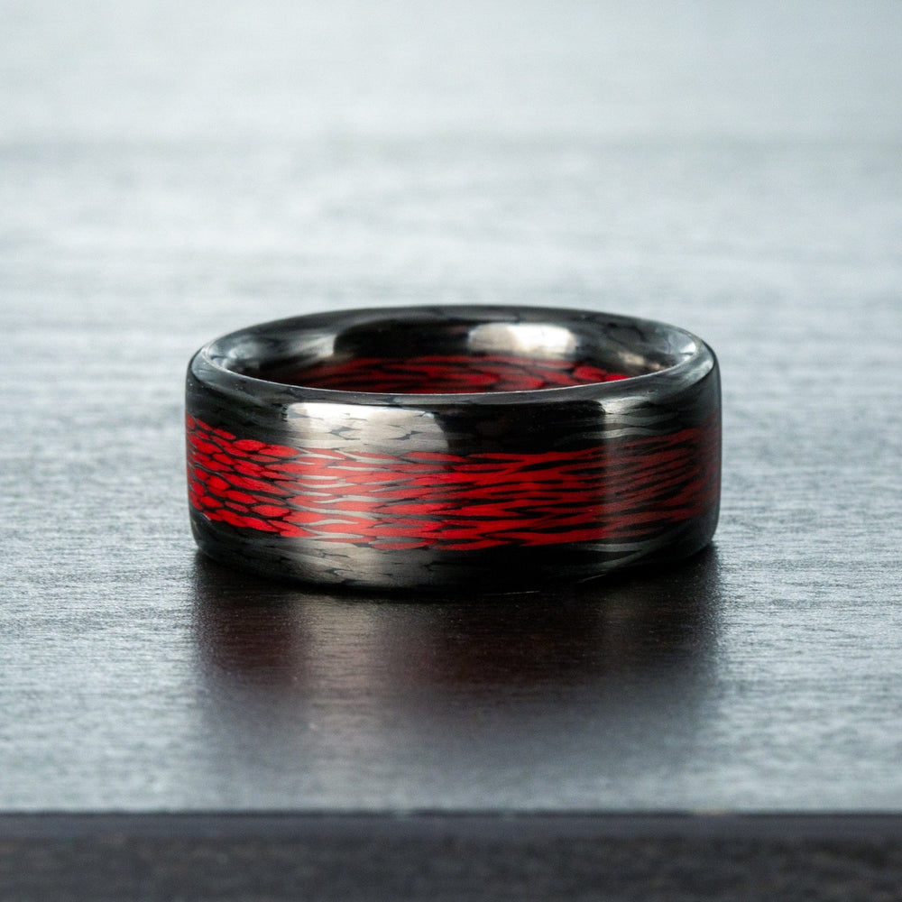 
                  
                    Men's Ring Red Stripe Carbon Fiber Men's Ring
                  
                