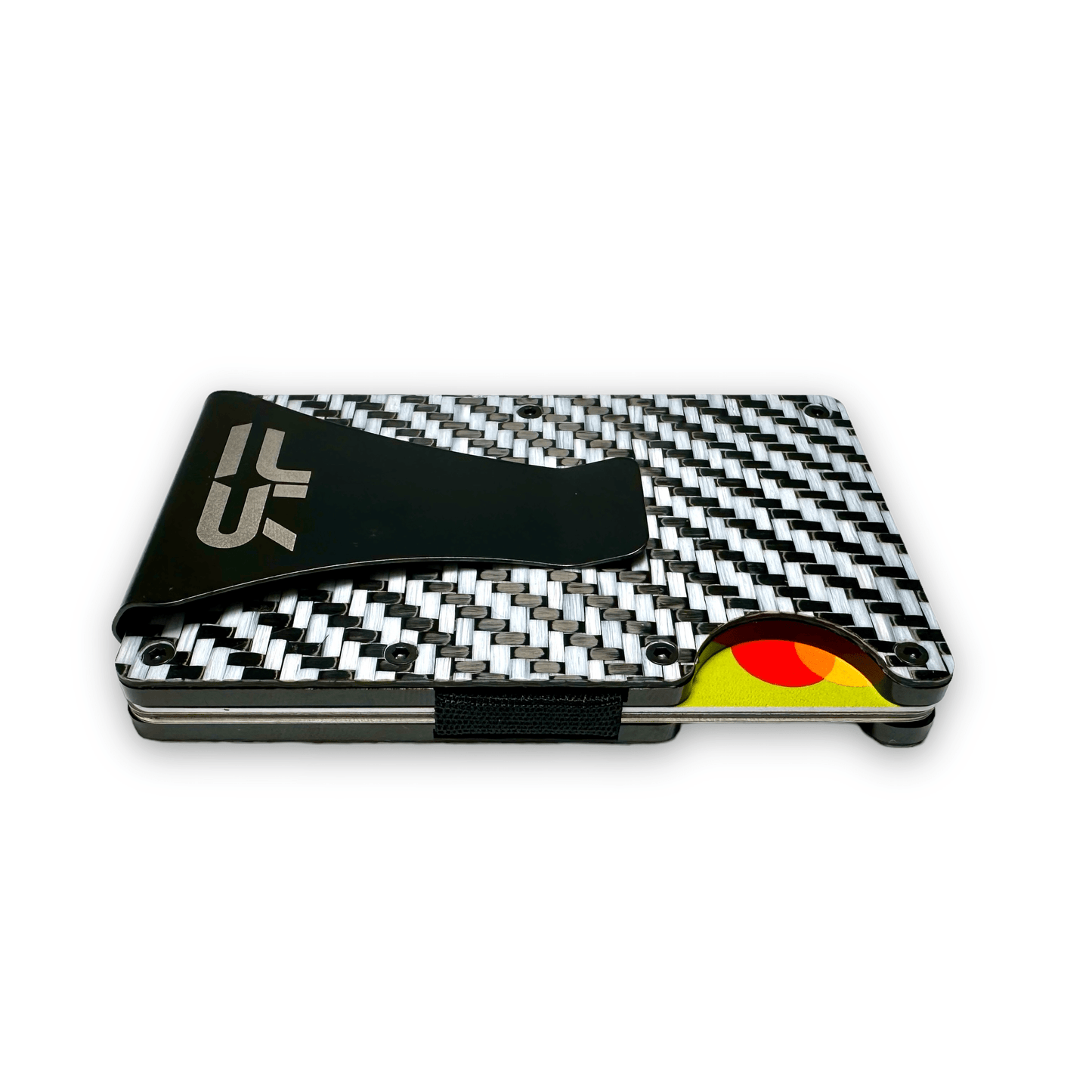 
                  
                    White/Black Carbon Fiber RFID Blocking Slim Wallet
                  
                